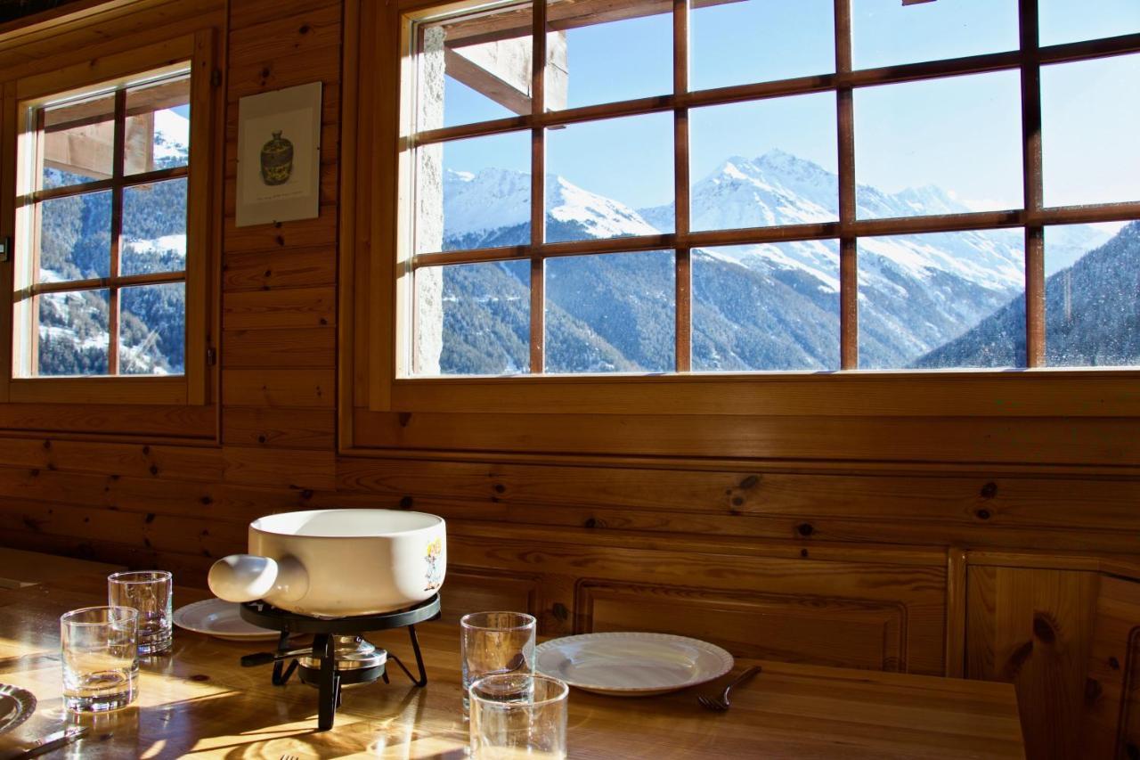 Chalet Abraxas With Astonishing View - Grimentz Villa Exterior photo